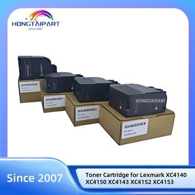 Beli Kompatibel Toner K24B6720 C24B6717 M24B6718 Y24B6719 Untuk Lexmark XC4140 XC4150 XC4143 XC4152 Cyan Toner Cartridge pembuatan online