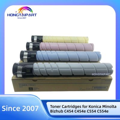 Beli Toner Cartridge TN512 untuk Konica Minolta Bizhub C454 C454e C554 C554e BK540g C M Y 510g HONGTAIPART pembuatan online