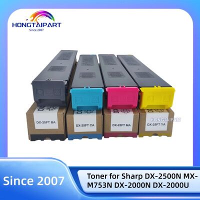 Beli Toner untuk Sharp DX-2500N MX-M753N DX-2000N DX-2000U DX-25FTBA DX-25FTCA DX-25FTMA DX-25FTYA Kit Toner Printer pembuatan online