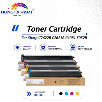 membeli Kartrid Toner MX‑30CT MX‑60CT Penyetelan Kromatik Saturasi Tertahan Mottle‑stabil Kompatibel untuk Sharp C2622R C2621R C4081 5082R pembuatan online