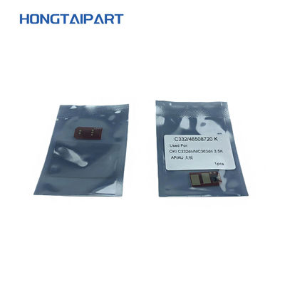 Reset Toner Chip Untuk OKI C332dn MC363dn Ukuran Besar AP AU Versi Cartridge Chip 46508709 46508710 46508711 46508712 3.5K