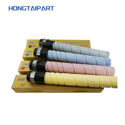 Kartrid Toner CMYK TN221 A8K3130 A8K3230 A8K3330 A8K3430 Untuk Konica Minolta Bizhub C227 C287 C7528