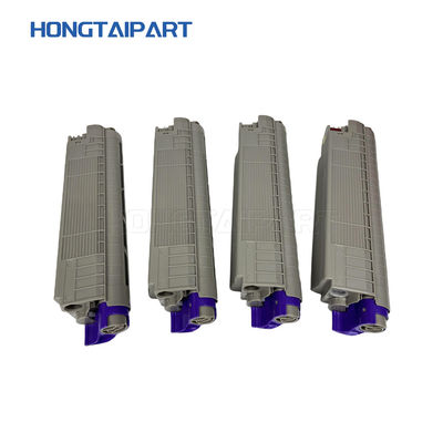 Kartrid toner kapasitas tinggi printer warna yang kompatibel CMYK 46443101 46443102 464443103 46443104 Untuk OKI C823 C833 C83