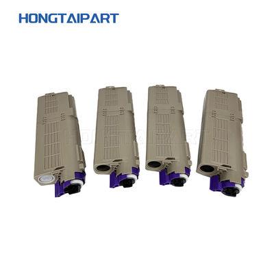 Kartrid Toner Warna Printer 46490608 46490607 46490606 46490605 Untuk Kit Toner OKI C542 C542dn C532 C532dn