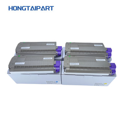 Kartrid Toner Warna Kompatibel CMYK 45396213 45396214 45396215 45396216 Untuk Kit Toner Printer OKI ES7470 ES7480 ES7460