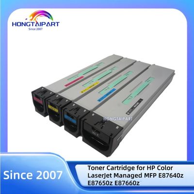 CMYK Toner Cartridge W9050MC W9051MC W9052MC W9053MC Untuk HP Color LaserJet Managed MFP E87640z E87650z E87660z Printer
