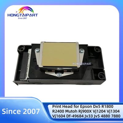 Kepala cetak asli baru F158000 F186000 F160010 untuk Epson Dx5 R1800 R2400 Mutoh Rj900X Vj1204 Vj1304 Vj1604 Df-49684 Jv33 Jv5 4880 7880 9880 Kepala cetak tinta