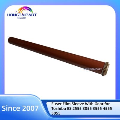 Fuser Film Sleeve With Gear FM-076 untuk Toshiba ES 2555 3055 3555 4555 5055 Fuser sabuk suku cadang Hongtaipart