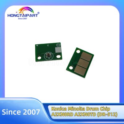 Chip drum untuk Konica Minolta BH C224 C364 C284 C454 C554 C224e C284e C454e C258 C308 A2XN0RD (DR-512K) A2XN0TD (DR-512) DK-512 DK512 suku cadang pasokan Hongtaipart