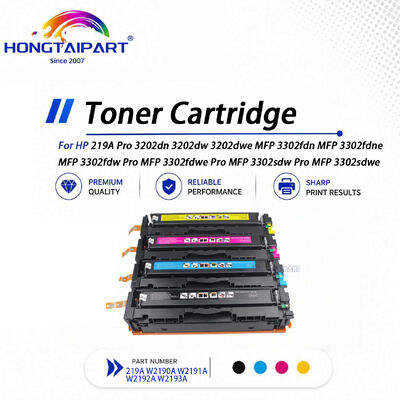 Kartrid Toner 219A W2190A W2191A W2192A Hasil Tinggi untuk HP Pro 3202 3302 MFP