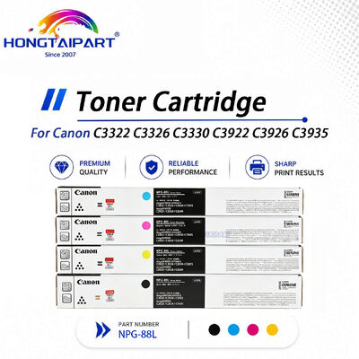 Kartrid Toner Asli Canon NPG-88L Pencetakan Stabil Asli untuk Mesin Fotokopi C3322 C3326 C3330 C3922 C3926 C3935