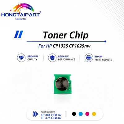 Chip Toner CE310A CE311A CE312A CE313A Isi Ulang Mudah untuk HP CP1025 CP1025nw