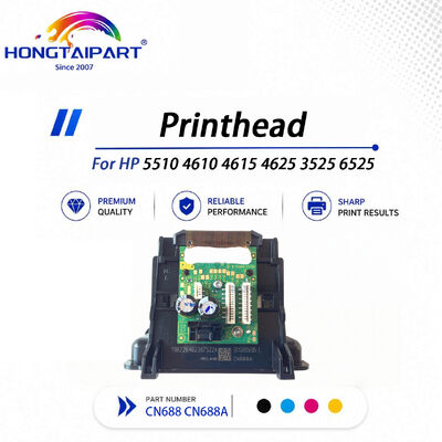 Bagian Kepala Cetak 688A Tanpa Halangan Seragam Warna Stabil Dot Kompatibel untuk HP 5510 4610 4615 4625 3525 6525