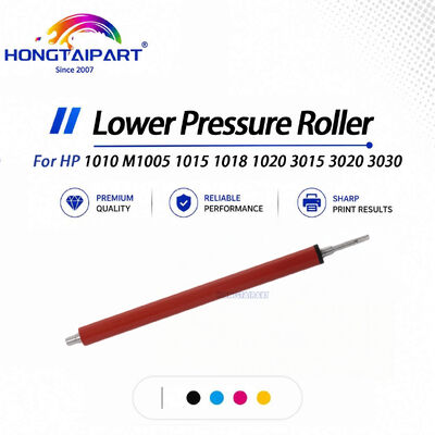 Roller Tekanan Rendah Fuser Halus Silikon Dimensi Tahan Panas Akurat Kompatibel untuk Printer HP 1010 1015 1020